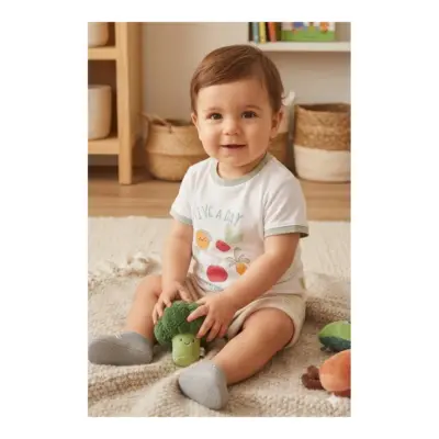 Conjunto Bebe Manga Corta Ysabel Mora 25624