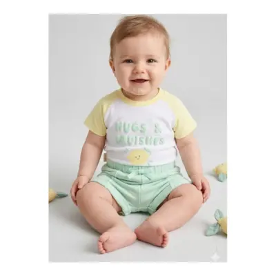 Conjunto Bebe Manga Corta Ysabel Mora 25629