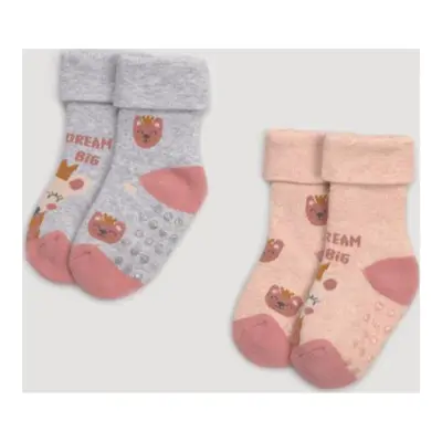 Calcetín Bebé Térmico Antideslizante Pack de 2 Ysabel 52246