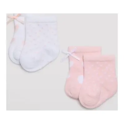 Calcetín Recién Nacido Pack de 2 Ysabel Mora 62815