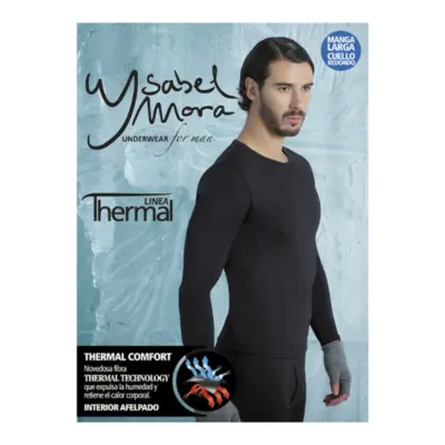 Camiseta Caballero Termal M/L Cuello Redondo Ysabel Mo 70102