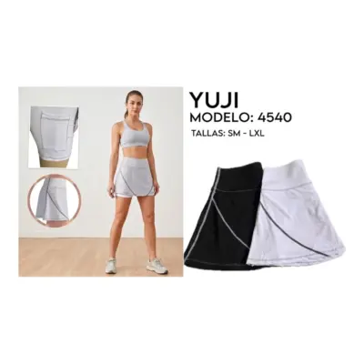 Leggin Corto con Falda Mujer 4540
