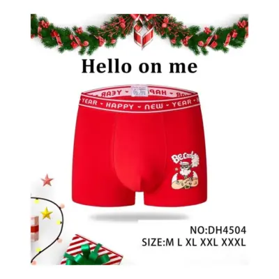 Dh4504 Boxer Hombre Rojo
